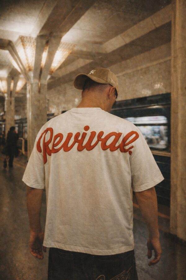 Revival - Camiseta cropped blanca